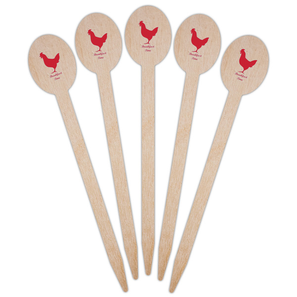 Barbeque Wooden Food Pick - Oval - Fan View