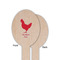 Barbeque Wooden Food Pick - Oval - Single Sided - Front & Back