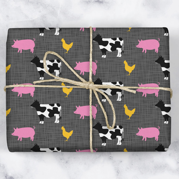 Barbeque Wrapping Paper Roll - Matte - Wrapped Box