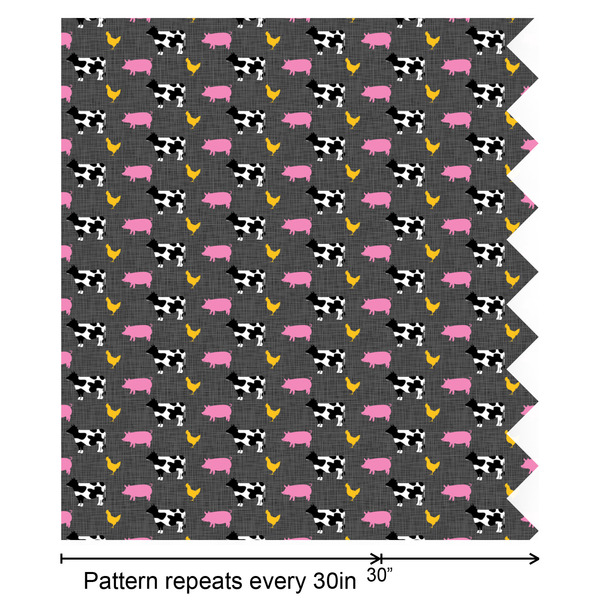 Barbeque Wrapping Paper Roll - Satin - Partial Roll