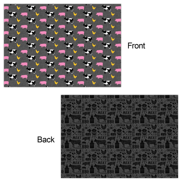 Barbeque Wrapping Paper Sheet - Double Sided - Front & Back