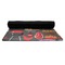 Barbeque Yoga Mat Rolled up Black Rubber Backing