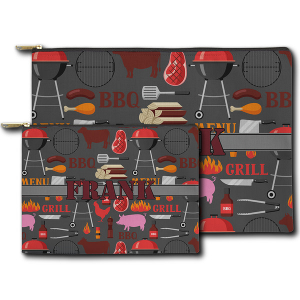 Barbeque Zippered Pouches - Size Comparison