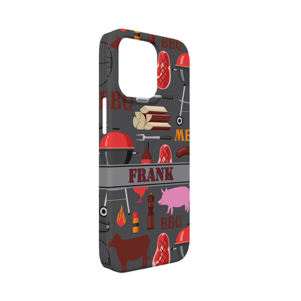 Custom Barbeque iPhone Case - Plastic - iPhone 13 Mini (Personalized)