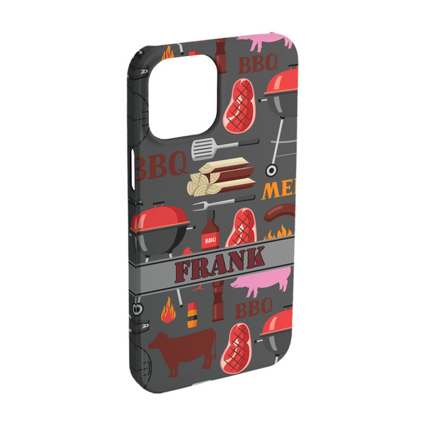 Custom Barbeque iPhone Case - Plastic - iPhone 15 Pro (Personalized)