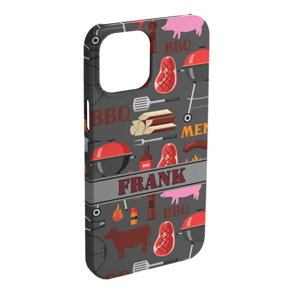 Custom Barbeque iPhone Case - Plastic (Personalized)