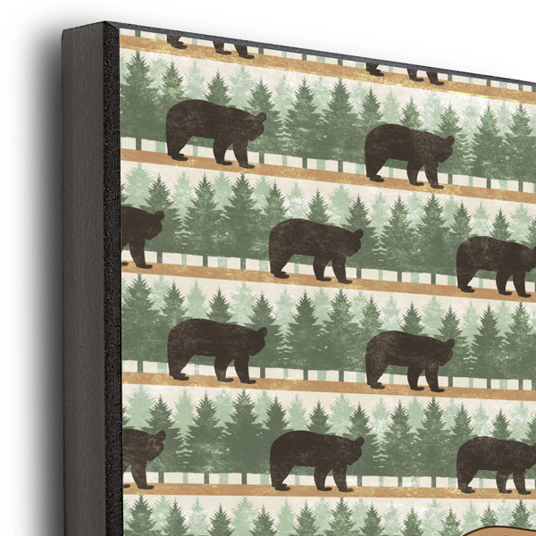 Cabin 11x14 Wood Print - Closeup