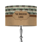 Cabin 12" Drum Lamp Shade - Fabric (Personalized)