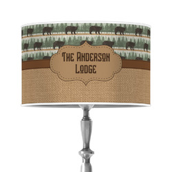 Cabin 12" Drum Lamp Shade - Poly-film (Personalized)