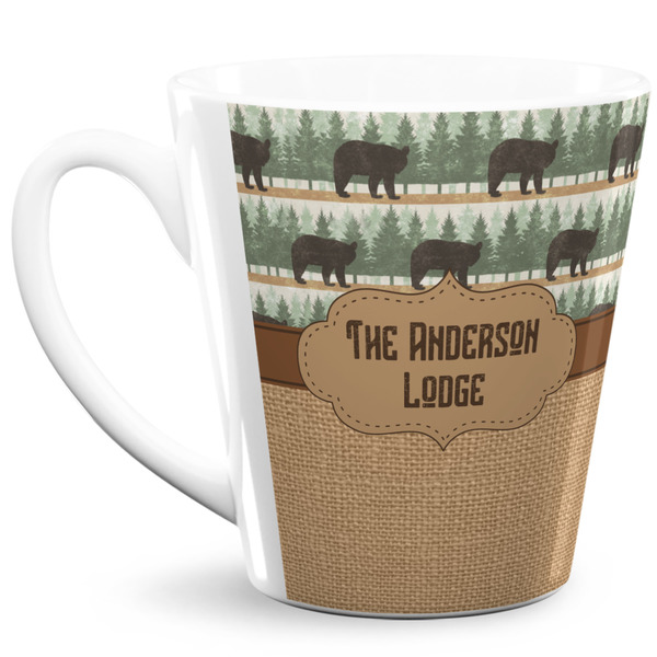 Custom Cabin 12 Oz Latte Mug (Personalized)