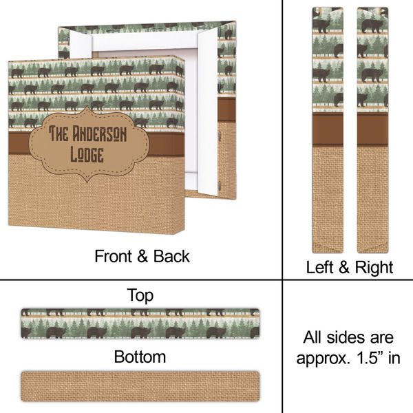 Cabin 12x12 - Canvas Print - Approval