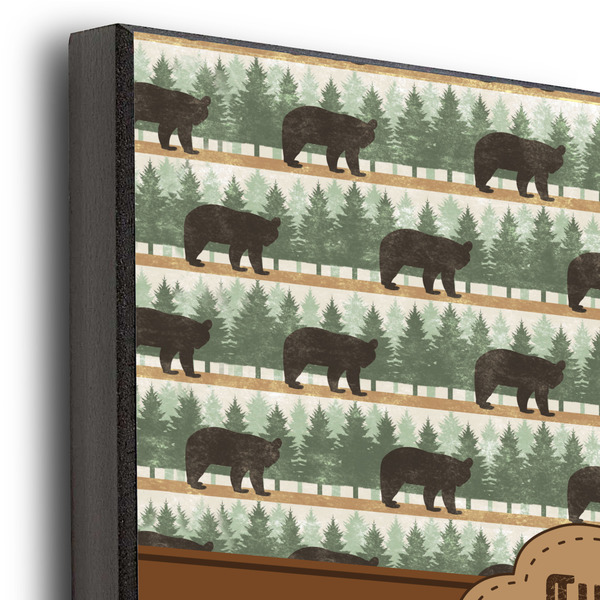 Cabin 12x12 Wood Print - Closeup