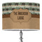 Cabin 16" Drum Lampshade - ON STAND (Poly Film)