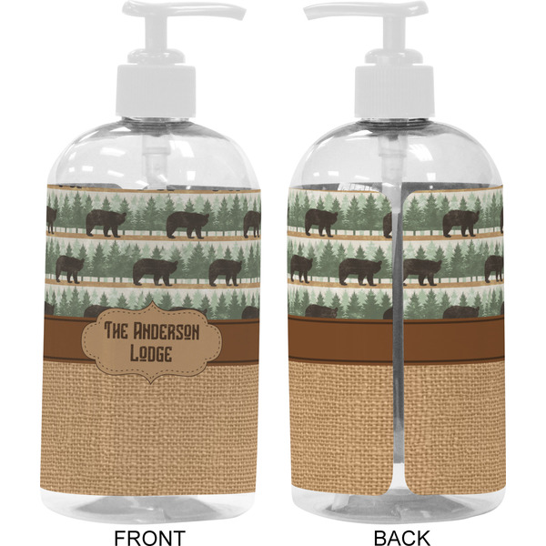 Cabin 16 oz Plastic Liquid Dispenser- Approval- White