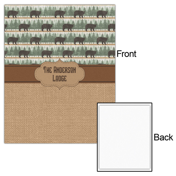 Cabin 16x20 - Matte Poster - Front & Back