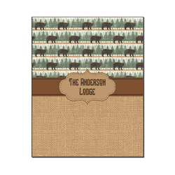 Cabin Wood Print - 16x20 (Personalized)