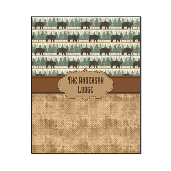 Custom Cabin Wood Print - 16x20 (Personalized)