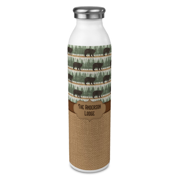 Custom Cabin 20oz Stainless Steel Water Bottle - Full Print (Personalized)