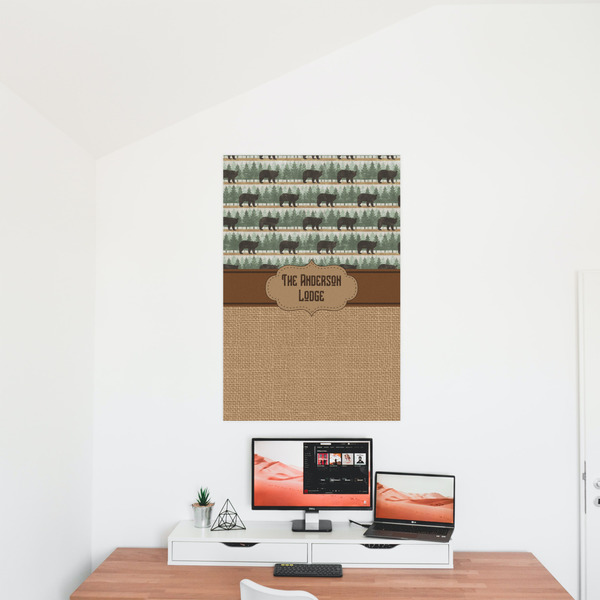 Cabin 24x36 - Matte Poster - On the Wall