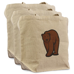 Cabin Reusable Cotton Grocery Bags - Set of 3