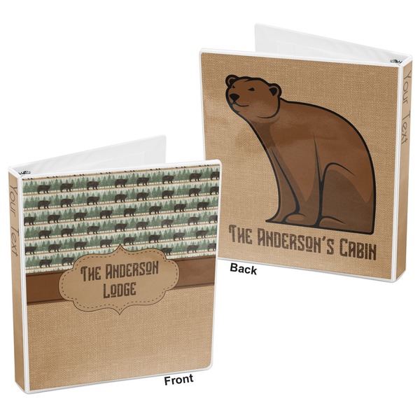 Cabin 3-Ring Binder Front and Back