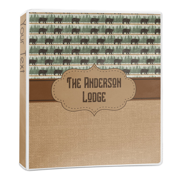 Custom Cabin 3-Ring Binder - 1 inch (Personalized)