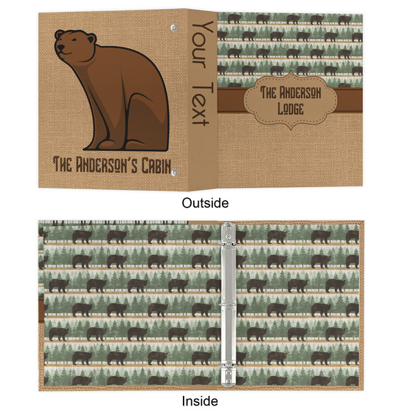 Cabin 3 Ring Binders - Full Wrap - 1" - APPROVAL