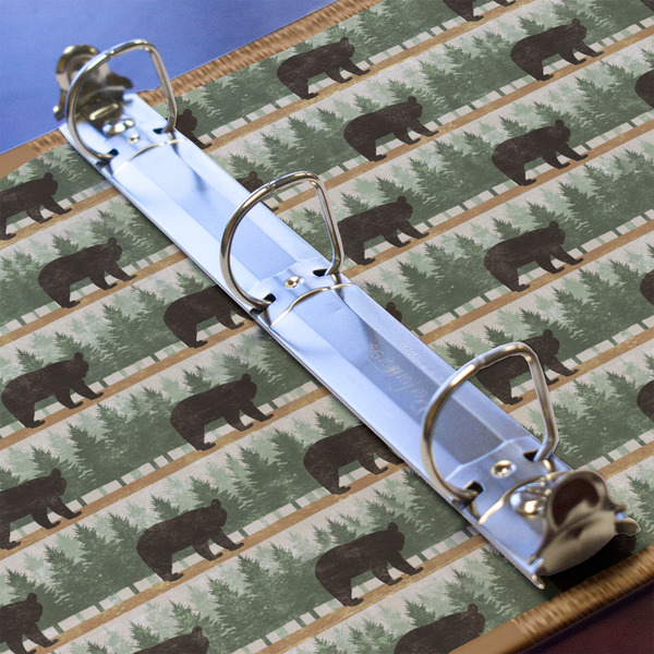 Cabin 3 Ring Binders - Full Wrap - 1" - DETAIL