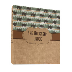 Cabin 3 Ring Binder - Full Wrap - 1" (Personalized)