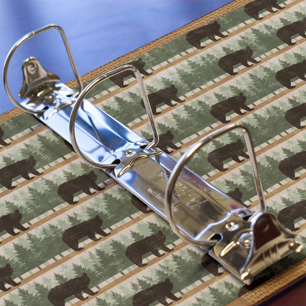 Cabin 3 Ring Binders - Full Wrap - 2" - DETAIL