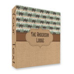 Cabin 3 Ring Binder - Full Wrap - 2" (Personalized)