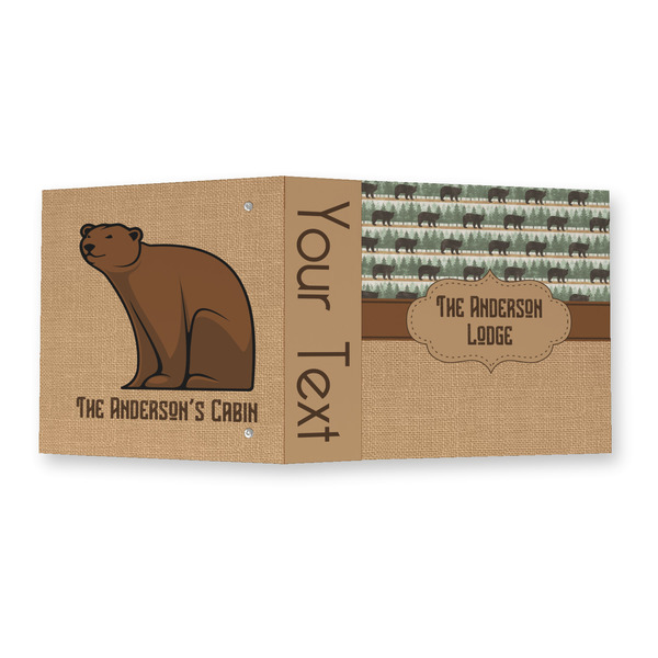 Cabin 3 Ring Binders - Full Wrap - 2" - OPEN OUTSIDE