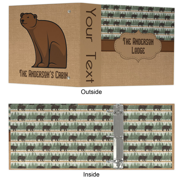 Cabin 3 Ring Binders - Full Wrap - 3" - APPROVAL