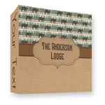 Cabin 3 Ring Binder - Full Wrap - 3" (Personalized)