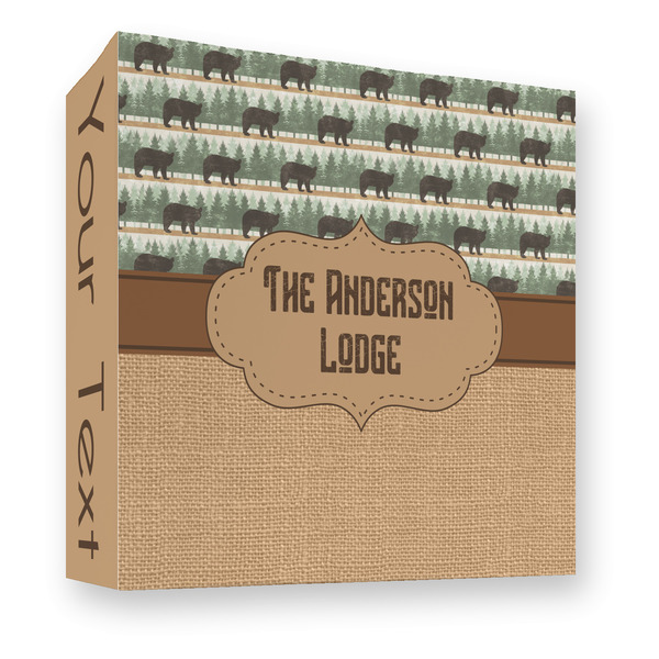 Cabin 3 Ring Binders - Full Wrap - 3" - FRONT