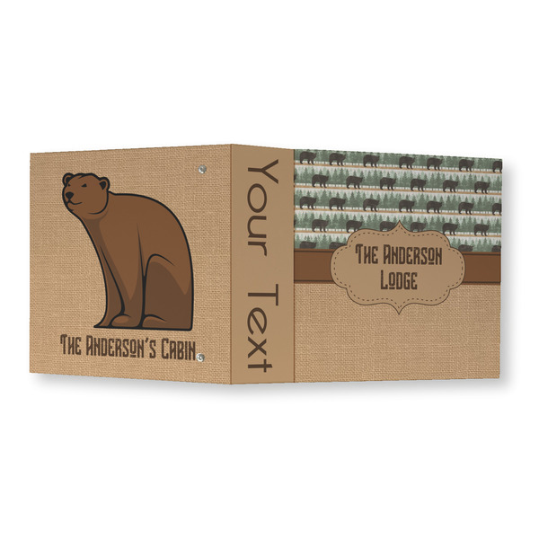 Cabin 3 Ring Binders - Full Wrap - 3" - OPEN OUTSIDE