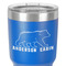 Cabin 30 oz Stainless Steel Ringneck Tumbler - Blue - Close Up