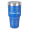 Cabin 30 oz Stainless Steel Ringneck Tumbler - Blue - Front