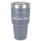 Cabin 30 oz Stainless Steel Ringneck Tumbler - Grey - Front