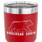Cabin 30 oz Stainless Steel Ringneck Tumbler - Red - CLOSE UP