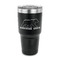Cabin 30 oz Stainless Steel Ringneck Tumblers - Black - FRONT