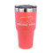 Cabin 30 oz Stainless Steel Ringneck Tumblers - Coral - FRONT