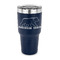 Cabin 30 oz Stainless Steel Ringneck Tumblers - Navy - FRONT