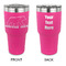 Cabin 30 oz Stainless Steel Ringneck Tumblers - Pink - Double Sided - APPROVAL