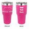 Cabin 30 oz Stainless Steel Tumbler - Pink - Double Sided (Personalized)