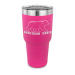 Cabin 30 oz Stainless Steel Tumbler - Pink - Single Sided (Personalized)
