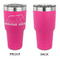 Cabin 30 oz Stainless Steel Ringneck Tumblers - Pink - Single Sided - APPROVAL