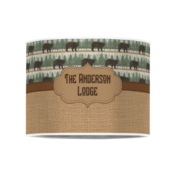 Cabin 8" Drum Lampshade - FRONT (Poly Film)