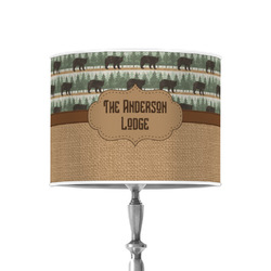 Cabin 8" Drum Lamp Shade - Poly-film (Personalized)