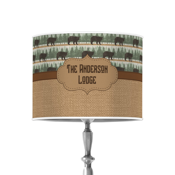 Custom Cabin 8" Drum Lamp Shade - Poly-film (Personalized)